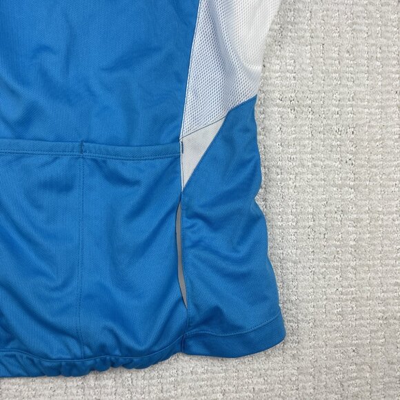 SUGOI Full Zip Cycling Womens Jersey Blue Sleeveless XS Sports Activewear - Picture 13 of 16